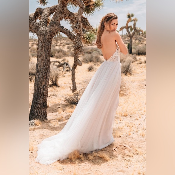 Lace Topped Wedding Dress - Picture 7 of 7